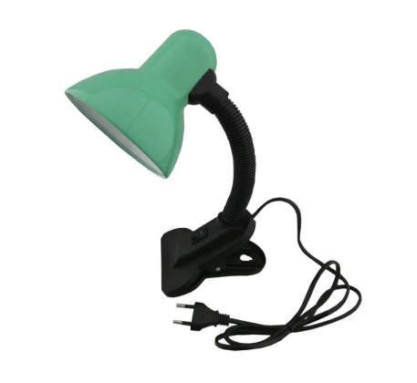Настольная лампа на прищепке 1108/1N зеленый фото 1